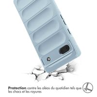 imoshion Coque arrière EasyGrip Google Pixel 6a - Bleu clair