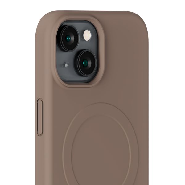 Holdit Coque MagSafe Apple iPhone 13/14/15/16e - Mocha Brown