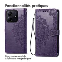 imoshion Etui de téléphone portefeuille Xiaomi Redmi Note 14 5G - Violet