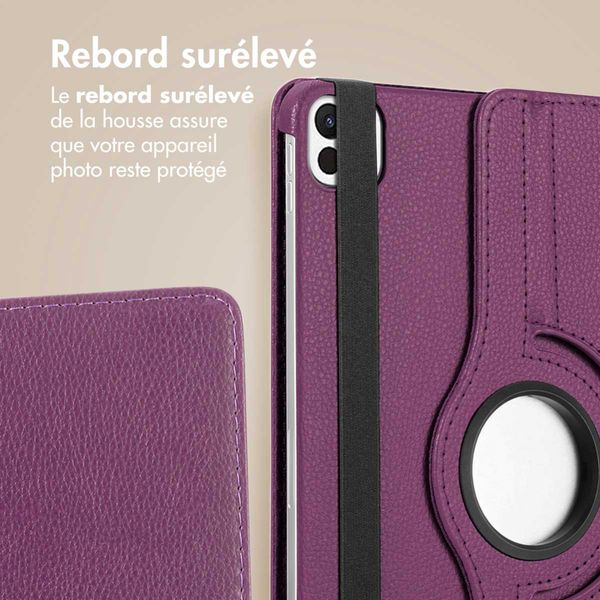 imoshion Coque tablette rotatif à 360° Apple iPad Pro 11 (2020/2021/2022) - Violet