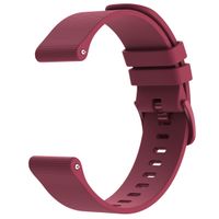 imoshion Bracelet sport en silicone avec boucle - Connexion universelle 22 mm - Rouge foncé