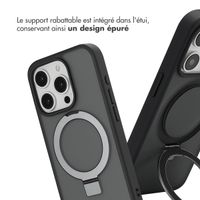 Accezz Coque Ring Stand avec MagSafe Apple iPhone 15 Pro - Noir