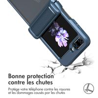 imoshion Coque arrière Rugged Clear Samsung Galaxy Z Flip 5 - Bleu foncé