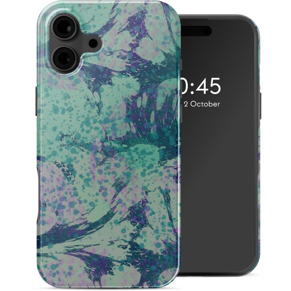 Selencia Coque arrière Vivid avec MagSafe Apple iPhone 16 - Fresh Paint Green