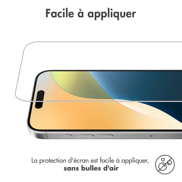 imoshion Protection d'écran en verre trempé iPhone 16 Pro