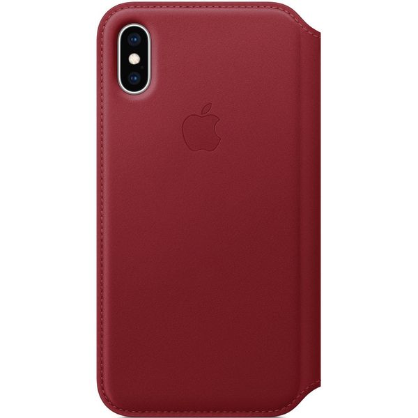 Apple Étui de téléphone Leather Folio iPhone Xs / X