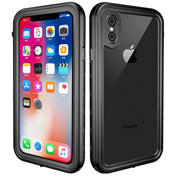 Redpepper Coque imperméable Dot Plus Apple iPhone Xs / X - Noir