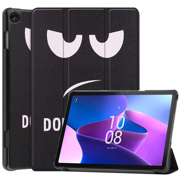 imoshion Coque tablette Trifold Lenovo Tab M10 (3rd gen) - Don't touch