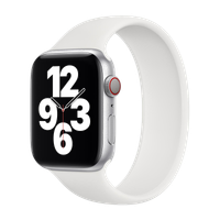 Apple 4 Pack Apple Bracelet Boucle unique en Silicone Apple Watch| 44/45/46/49 mm - Taille 12 - White / Canary Yellow / Storm Blue / Pistachio