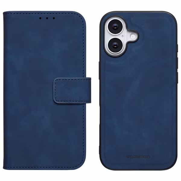 imoshion Etui de télephone luxe 2-en-1 amovible Apple iPhone 17 - Bleu