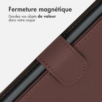 Accezz Étui de télephone Wallet Samsung Galaxy S23 Plus - Marron