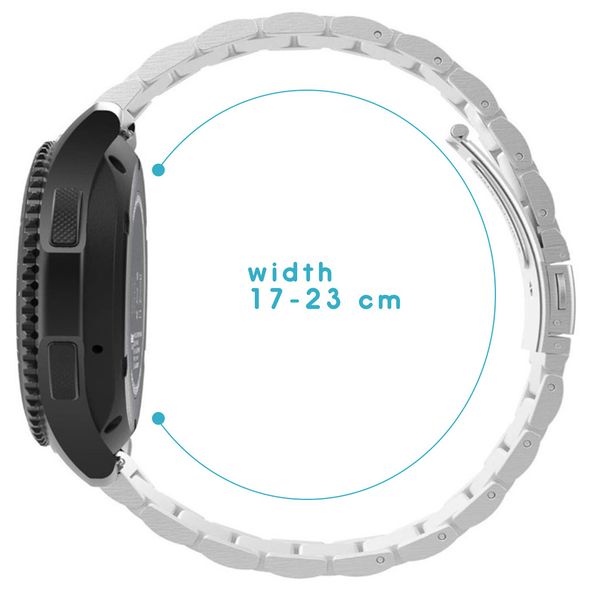 imoshion Bracelet en acier Samsung Galaxy Watch 4 / 5 / 6 / 7 / FE (20 mm) - Argent