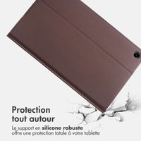 Accezz Coque tablette Classic Samsung Galaxy Tab A9 Plus - Marron