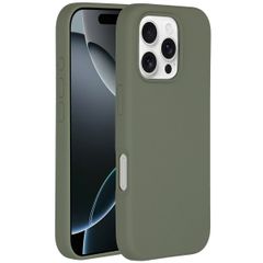 Accezz Coque Liquid Silicone avec MagSafe Apple iPhone 16 Pro Max - Cooper Green