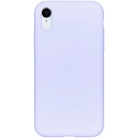Accezz Coque Liquid Silicone Apple iPhone Xr - Violet