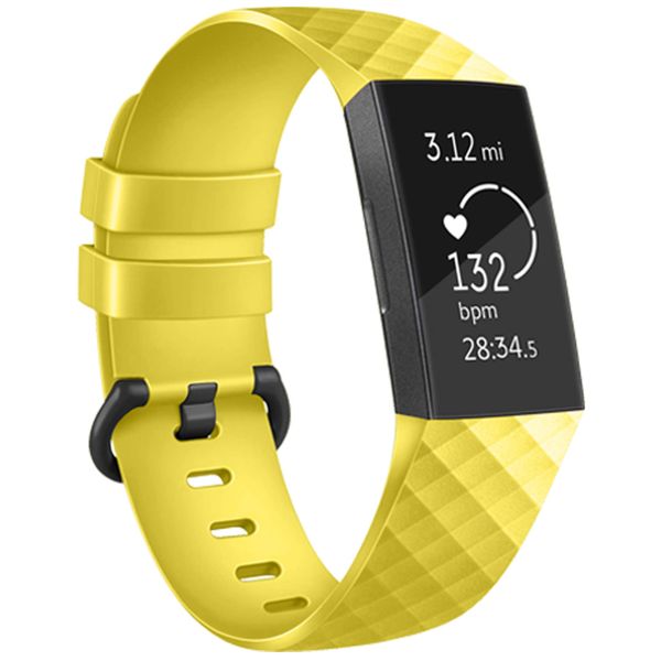 imoshion Bracelet silicone Fitbit Charge 3 / 4 - Jaune