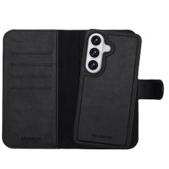 Selencia Étui portefeuille amovible Olyn avec MagSafe Samsung Galaxy S26 - Noir
