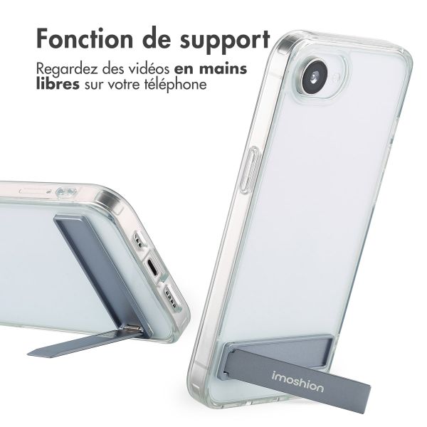 imoshion Coque Stand iPhone 16e - Transparent