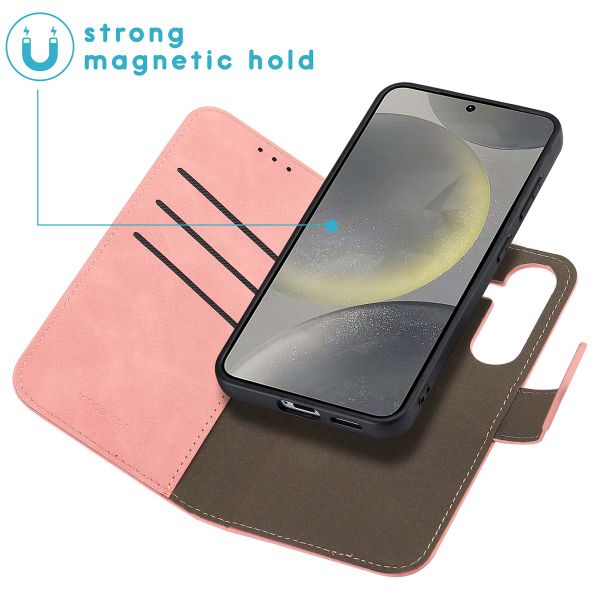 imoshion Etui de télephone luxe 2-en-1 amovible Samsung Galaxy S25 - Rose