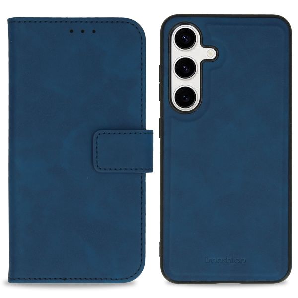 imoshion Etui de téléphone de type portefeuille de luxe 2-en-1 amovible Samsung Galaxy S24 - Bleu