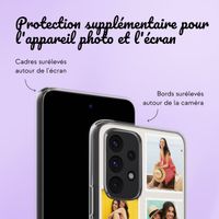 Coque personnalisée avec pellicule N°3 Samsung Galaxy A53 - Transparent