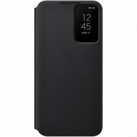 Samsung Original étui de téléphone portefeuille Clear View Galaxy S22 Plus - Black