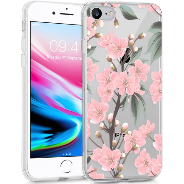 imoshion Coque Design iPhone SE (2022 / 2020) / 8 / 7 / 6s - Cherry Blossom