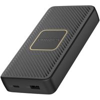 OtterBox ﻿Batterie externe USB-C - 15.000 mAh - Chargeur sans fil - Power Delivery - Noir