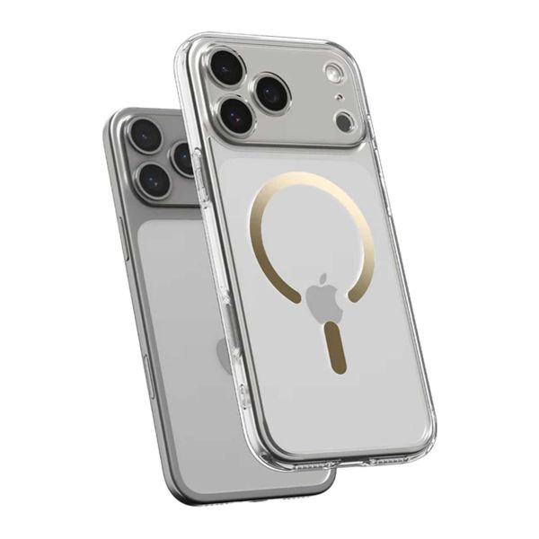 Spigen Coque Ultra Hybrid MagSafe Apple iPhone 17 Pro - Clear Gold