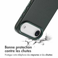 Accezz Coque arrière en cuir avec MagSafe Apple iPhone Air - Cedar Green
