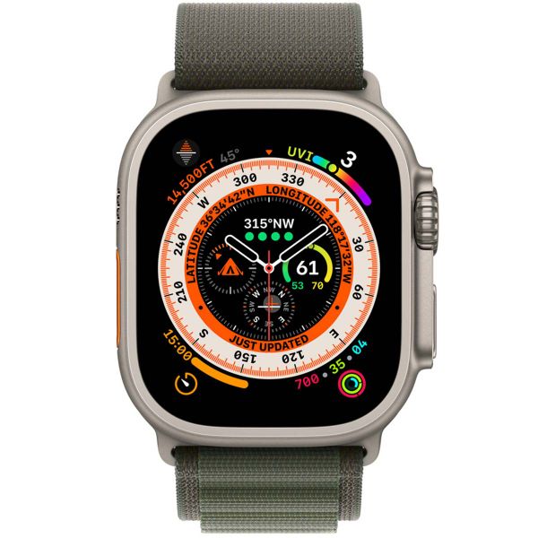 Apple Bracelet Alpine Loop Apple Watch Series 1 - 11 / SE / Ultra (44/45/46/49 mm) - Taille M - Green