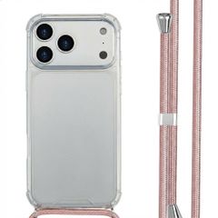 imoshion Coque arrière transparente avec cordon Apple iPhone 17 Pro Max - Rose Doré