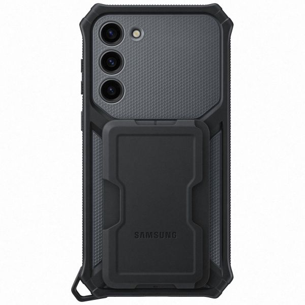 Samsung Coque arrière Rugged Gadget originale Samsung Galaxy S23 Plus - Titan