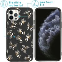 imoshion Coque Design iPhone 12 (Pro) - Papillon - Noir / Blanc