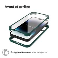 Accezz Coque de protection intégrale à 360° Apple iPhone 14 Pro - Vert