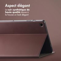 Accezz Coque tablette Classic Samsung Galaxy Tab A9 Plus - Marron