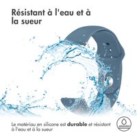 imoshion Bracelet sport en silicone  - Connexion universelle 18 mm - Bleu