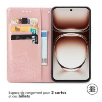 imoshion Etui de téléphone portefeuille Mandala OnePlus Nord 4 - Rose Dorée