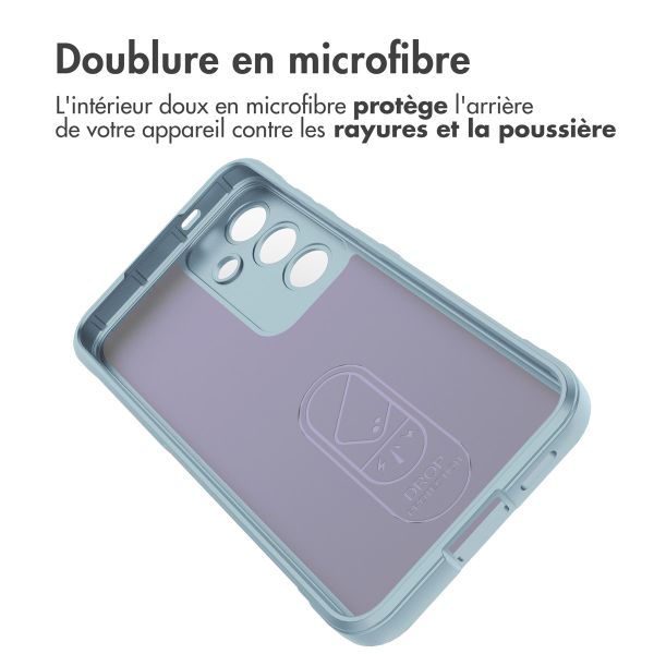 imoshion Coque arrière EasyGrip Samsung Galaxy S24 - Bleu clair