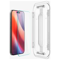 Spigen Protection d'écran en verre trempé GLAStR Fit 2 Paquets + Applicator Apple iPhone 17 / 17 Pro / 16 Pro