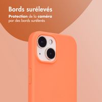 imoshion Coque Couleur Apple iPhone 15 - Apricot Crush Orange