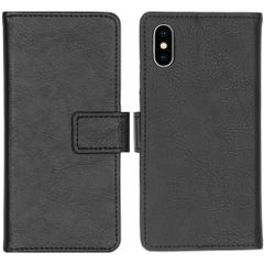 imoshion Étui de téléphone portefeuille Luxe iPhone Xs / X - Noir