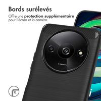 imoshion Coque Brushed Xiaomi Redmi A3 - Noir