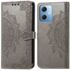 imoshion Etui de téléphone portefeuille Mandala Xiaomi Redmi Note 12 - Gris