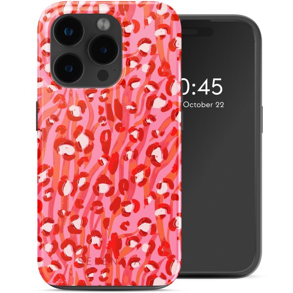 Selencia Coque arrière Vivid Tough avec MagSafe iPhone 15 Pro Max - Wild Spots Lipstick