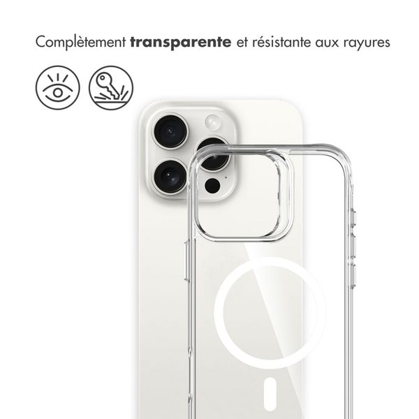 imoshion Coque Rugged Air MagSafe Apple iPhone 16 Pro - Transparent