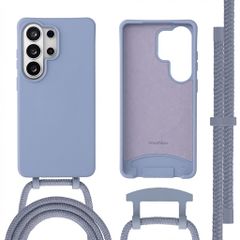 imoshion Coque arrière Color avec cordon amovible et MagSafe Samsung Galaxy S26 Ultra - Ash Blue
