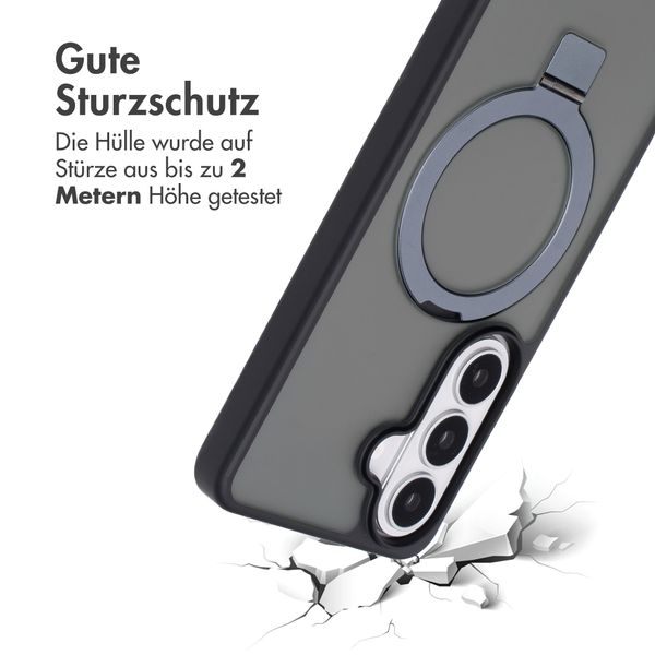 Accezz Coque Ring Stand avec MagSafe Samsung Galaxy S26 - Noir