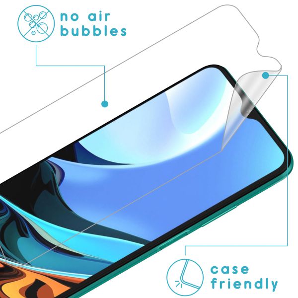 imoshion Protection d'écran Film 3 pack Xiaomi Redmi 9T