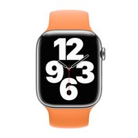 Apple Bracelet Boucle unique en Silicone Apple Watch | 38/40/41/42 mm - Taille 8 - Marigold